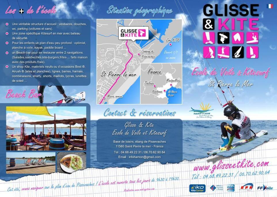 Entre Mer Et Garrigue Saint-Pierre-la-Mer  外观 照片